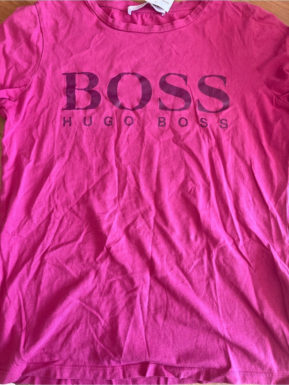 Hugo Boss women’s ' Pink Logo Tee